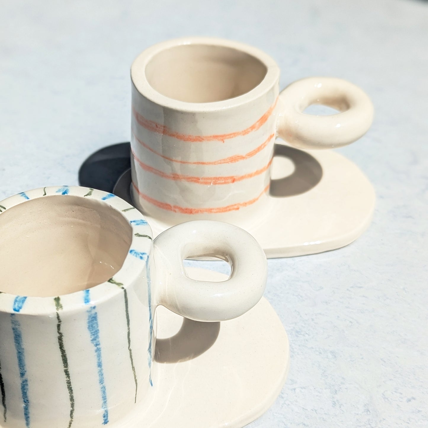 Toothbrush holder crayon ~ orange