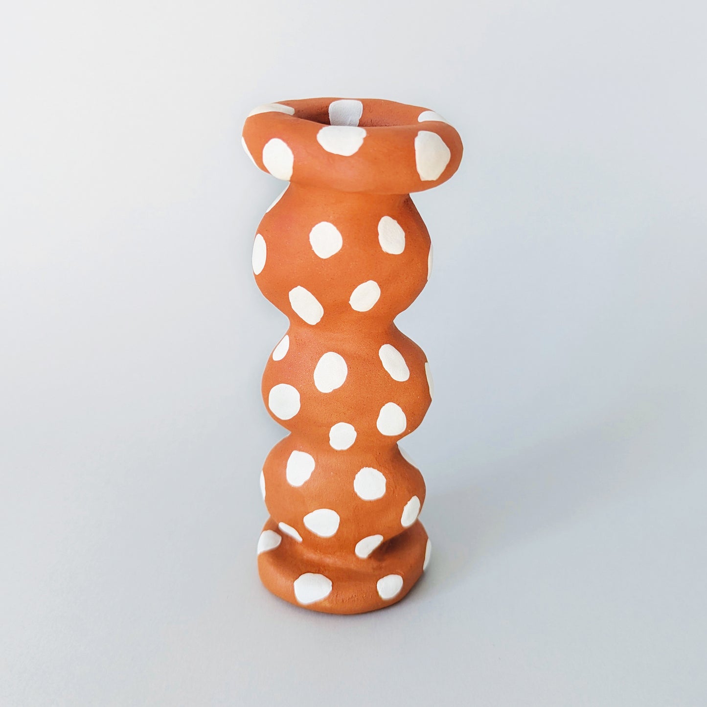 Candle holder crafty ~ terra blue