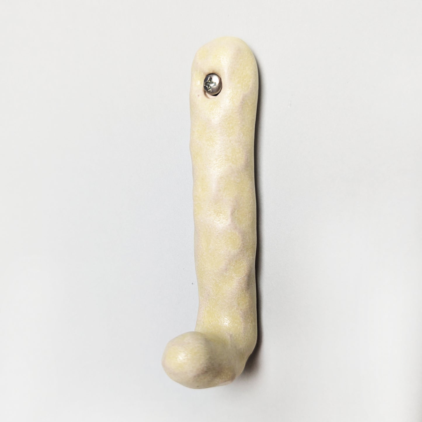 Wall hook single ~ yellow