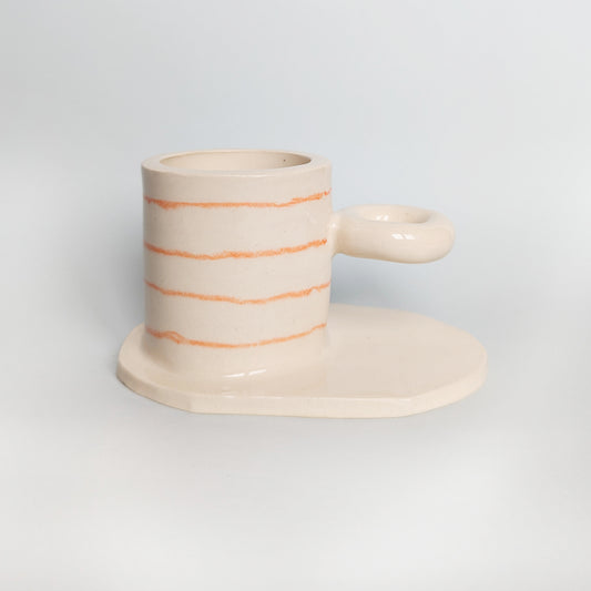Toothbrush holder crayon ~ orange