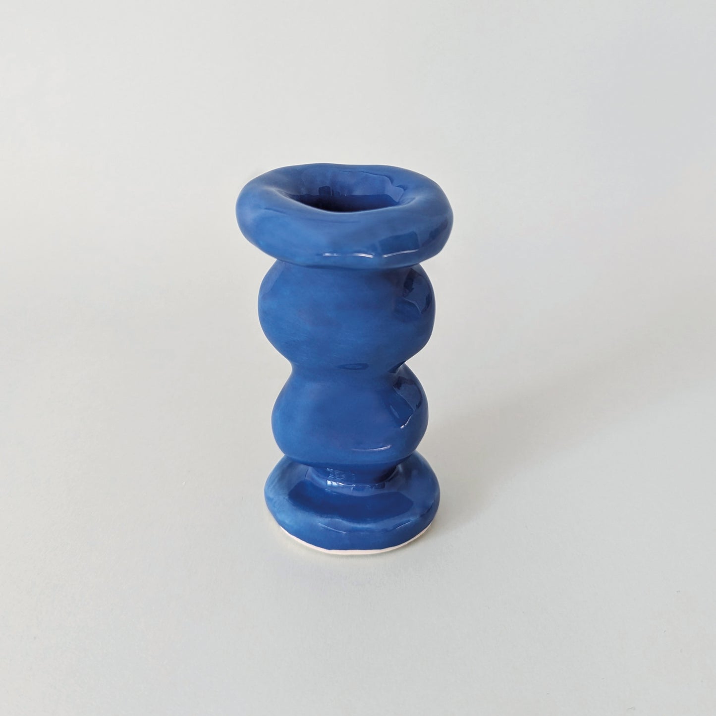 Candle holder ~ blue