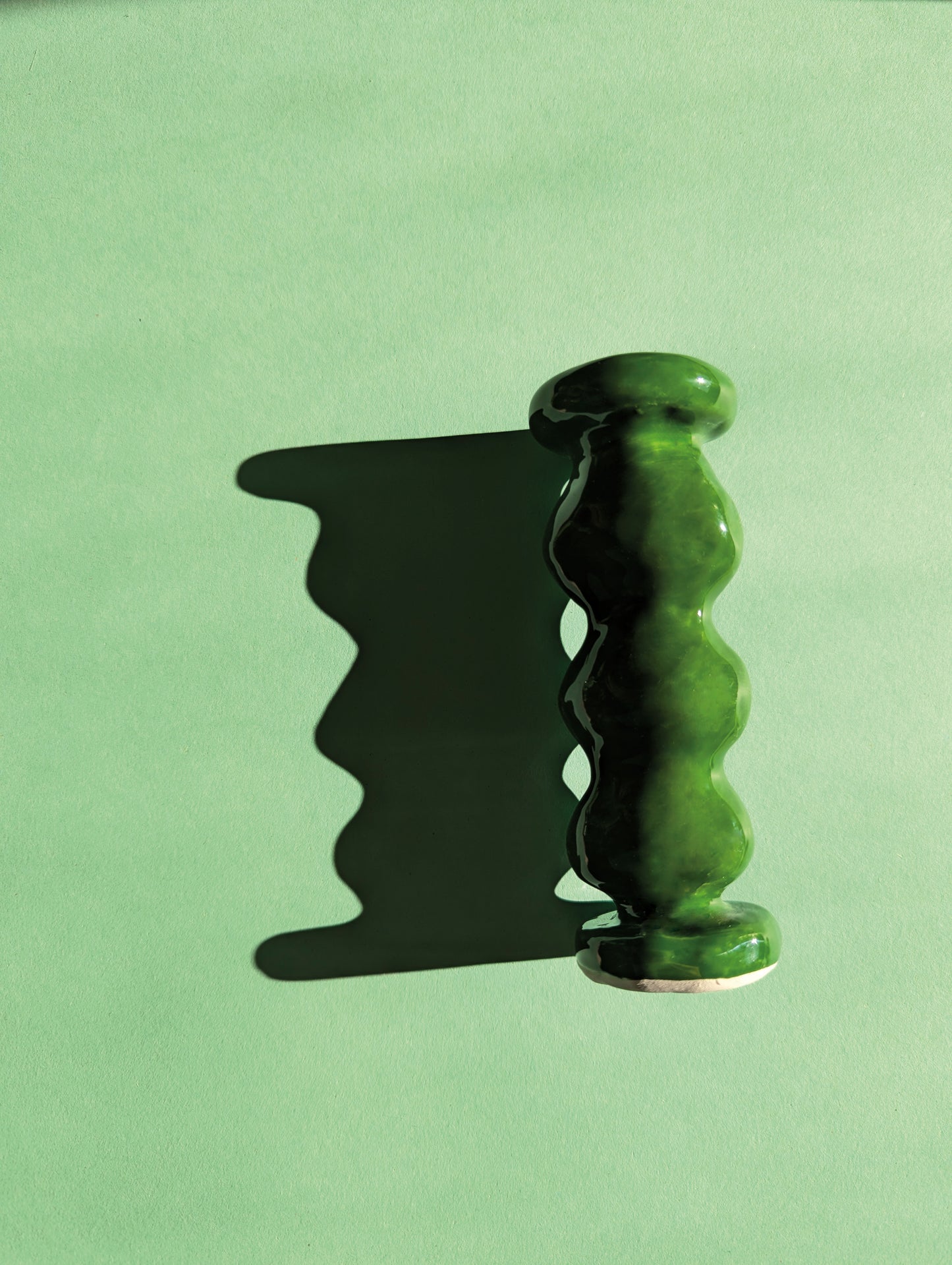 Candle holder ~ green