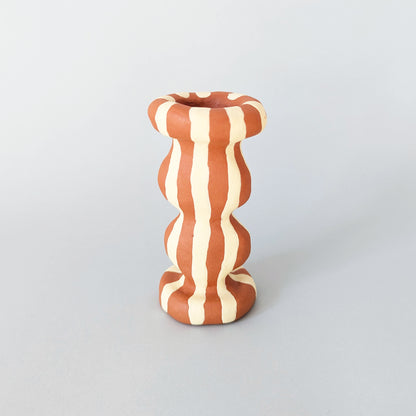 Candle holder crafty ~ terra yellow